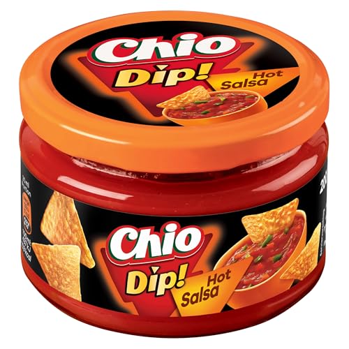 Chio Tomaten-Paprika-Sauce, Dip Hot Salsa, 200 ml (1er Pack)