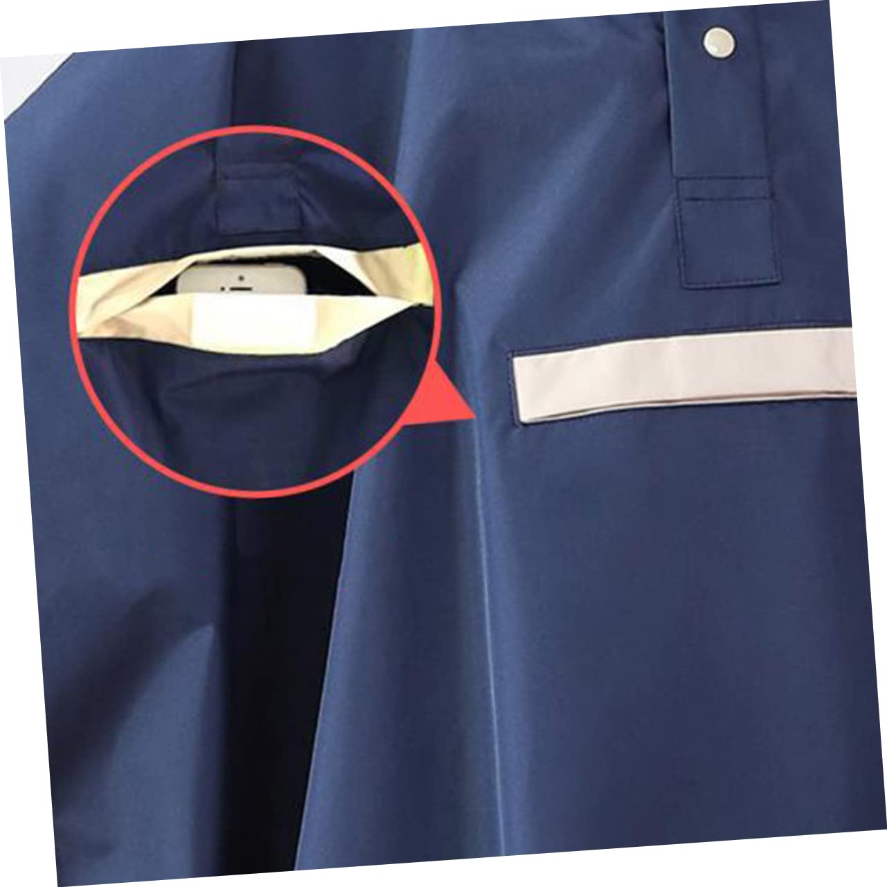 Poncho Per Ragazzo Mantellina Cappuccio Allungato Monopezzo Resistente Pioggia