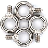 Stainless Steel Machinery Shoulder Lifting Eye Bolt (M16, 4 Items)