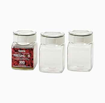 Amazon | フレッシュロック 角型＜300mL＞ 【3個セット