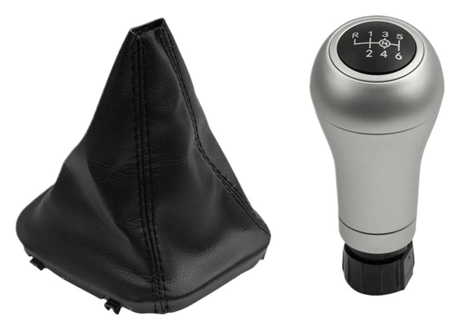 UTONGMU Manual Gear Shift Knob for Benz W203 S203 CL203 W209 W204 C204 C63 C300 C250 Manual Gear Shift Knob Transfer Lever Shifter Boot