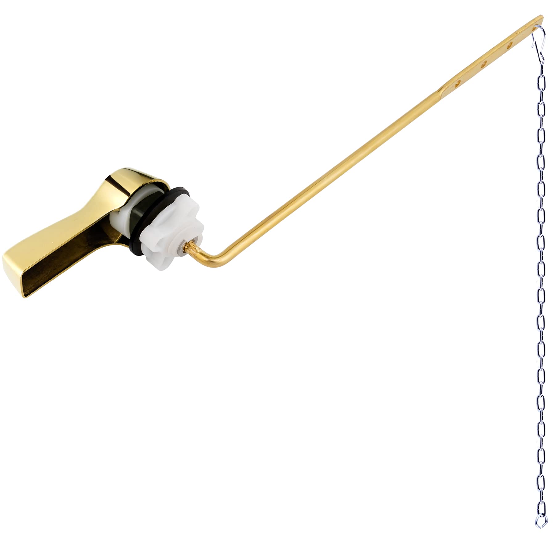 Hibbent Universal Metal Front Mount Toilet Handle Replacement Kit