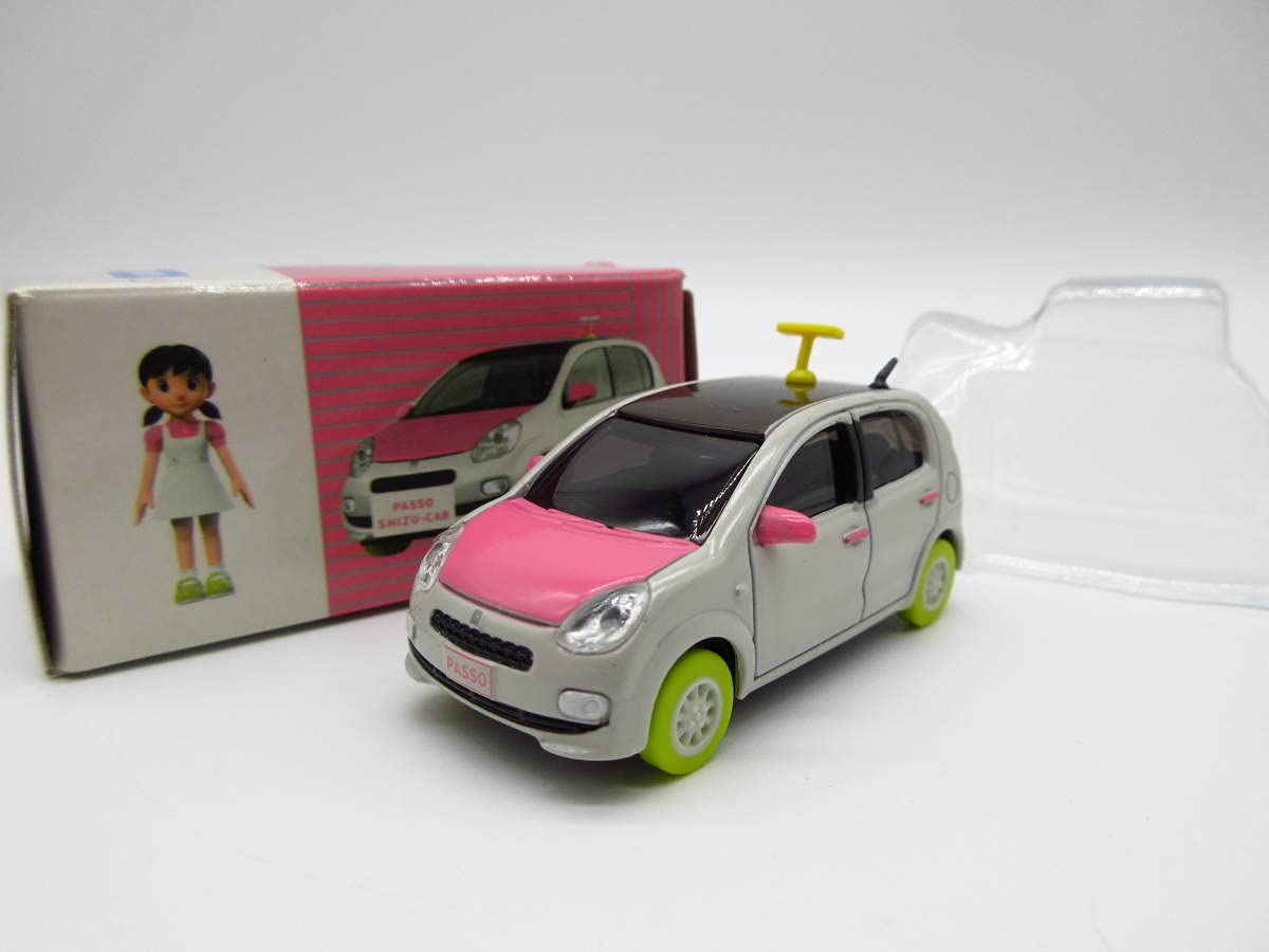 非売品 ドラえもん TOYOTA    パッソ　 PASSO ミニカー トヨタ パッソ ドラえもんミニカー 5種セット トヨタ