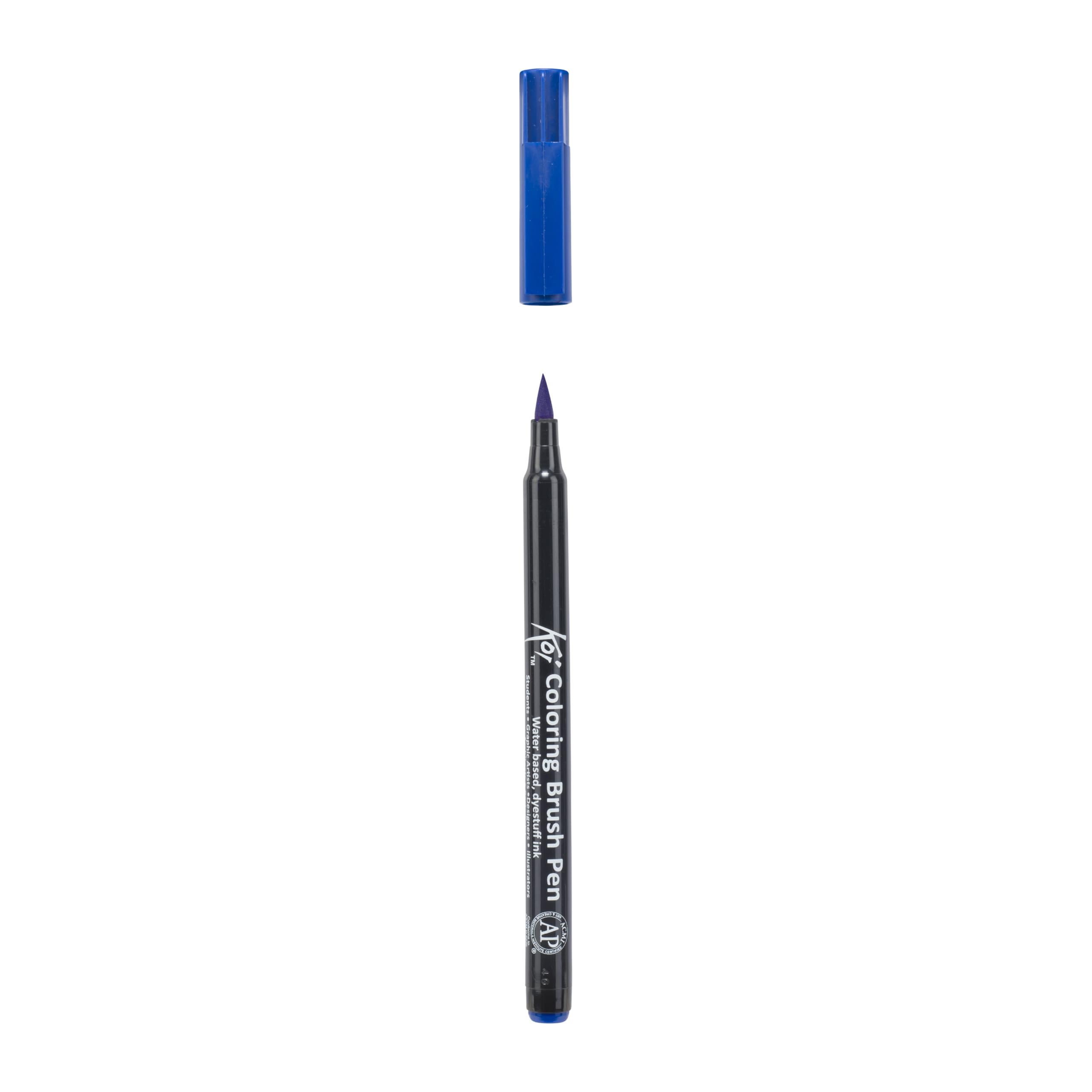 SAKURA Koi Colouring Brush Pen - Flexible Brush Tip - Water-Based Ink - Blendable - Blue