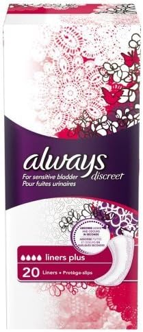 Always Discreet Incontinence Liners Plus, 20 Liners by Always