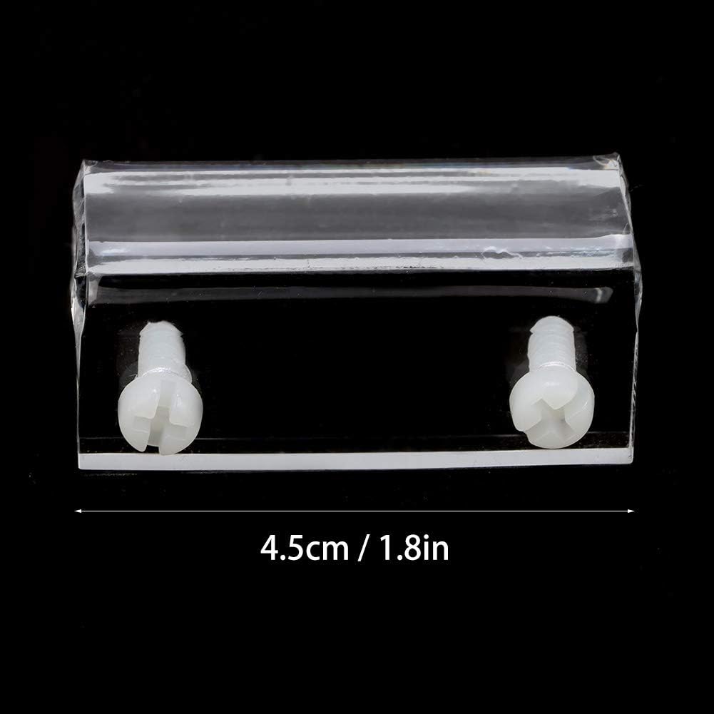 Aquarium Lid Clips, 4pcs Acrylic Aquarium Cover Clip, Clear Fish Glass Cover Clip Support Holder Universal Lid Clips for Rimless Aquariums