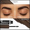 L'Oreal Paris Infallible Volumizing 24H Wear Brow Mascara, Long Lasting Eyebrow Makeup for 2X Fuller Eyebrows, 4.0 Dark Brunette, 0.13 Fl Oz