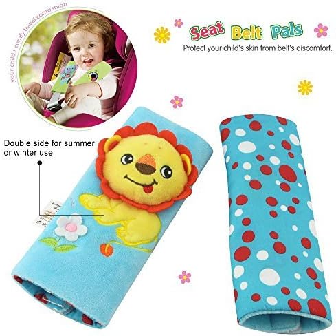 Infant and Baby Car Seat Strap Covers,Stroller Belt Covers,Head Support, Shoulder Pads