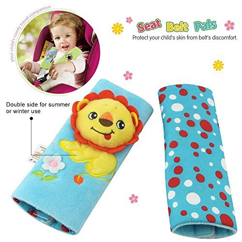 Infant and Baby Car Seat Strap Covers,Stroller Belt Covers,Head Support, Shoulder Pads