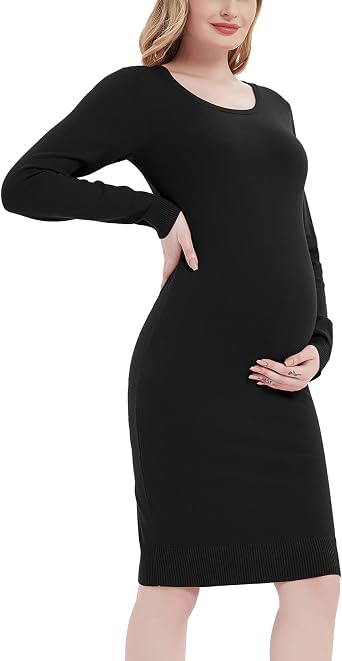 Bhome Maternity Sweater Dress Knit 