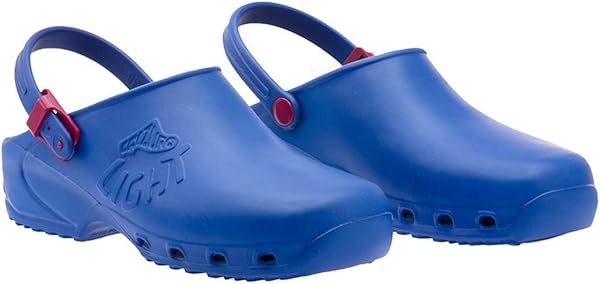 Calzuro Light - Zoccoli Sanitari Professionali CE, Bianco, Verde, Lilla, Rosa, Arancione, Blu, Nero - 5