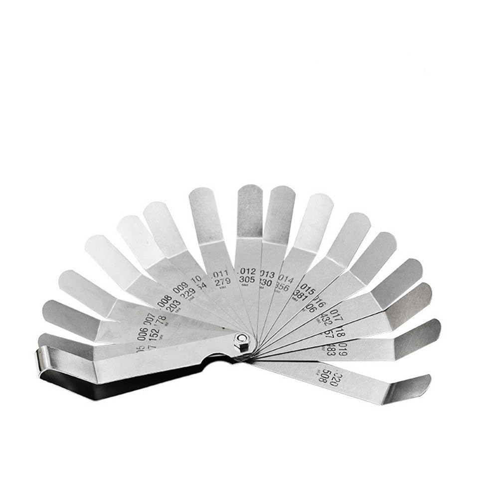 Feeler Gauge Set Stainless Steel Feeler Gauges Measuring Tools Measuring Tools Accessories Feeler Gauge Set 16Pcs