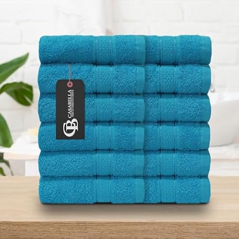 CasaBella Lot de serviettes en coton Cover