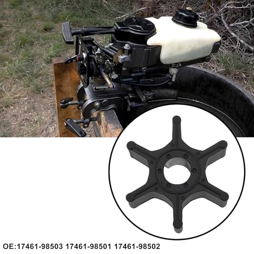 Briny River Wasserpumpenlaufrad 17461-98501/2/3, kompatibel mit Suzuki DT2 DT2.2 DT3.5 DT4 DT5 DT6 DT8 DF4 DF6 Außenborder