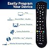 Philips Universal Remote Control for Samsung, Vizio, LG, Sony, Sharp, Roku, Apple TV, RCA, Panasonic, Smart TVs, Streaming Players, Blu-ray, DVD, Simple Setup, 6-Device, Black, SRP9263C/27