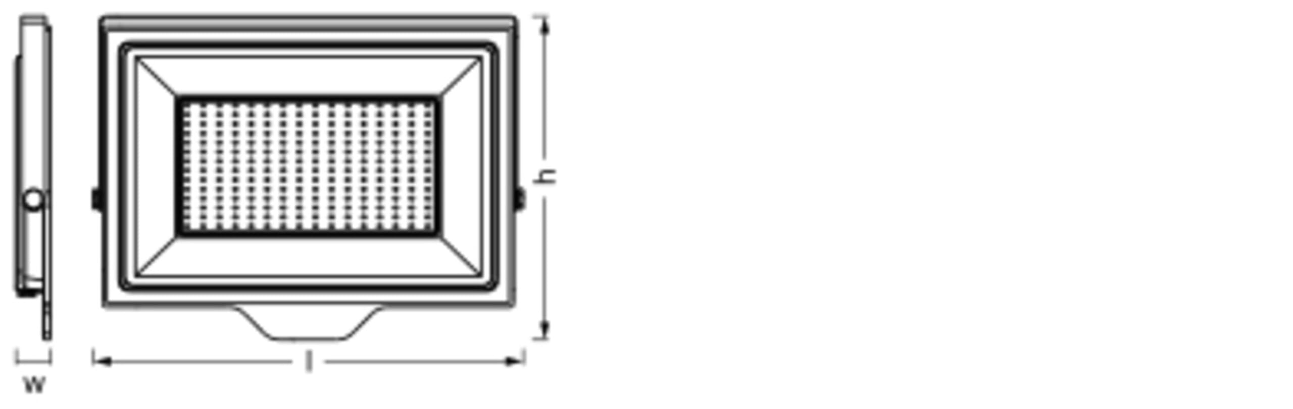 Osram HOMELIGHTING Floodlight Essential 4099854429675 - Foco LED para exteriores (200 W, 4000 K, luz blanca fría)