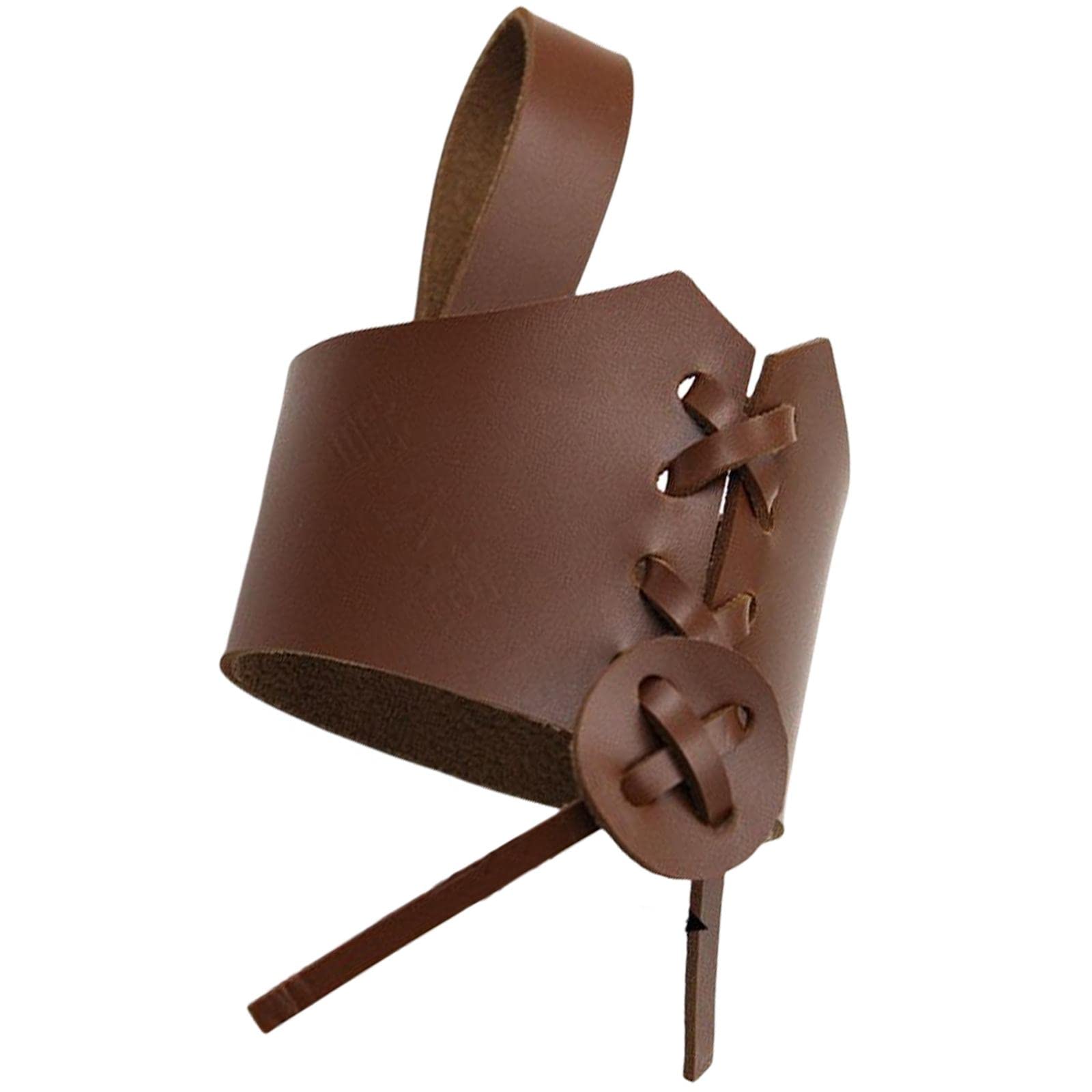 Colcolo Cup Holder Leather with Leather Belt Attachment Beer Belt Holder Foldable