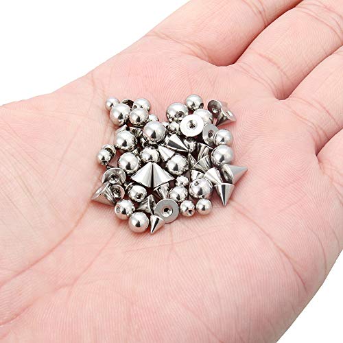 Ftovosyo 40-60PCS 14G 16G 3-6mm 316L Surgical Steel Replacement Balls Spikes Body Jewelry Piercing Barbell Parts Screw Bead for Women Men3