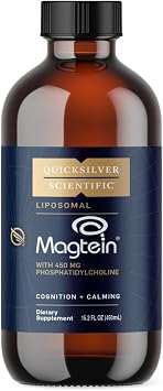 Quicksilver Scientific Liposomal Magtein - Magnesium Supplement for Brain Function Support - Stress, Sleep & Memory Support - Gluten-Free, Sugar-Free & Vegan - 15.2 fl oz 30 Servings