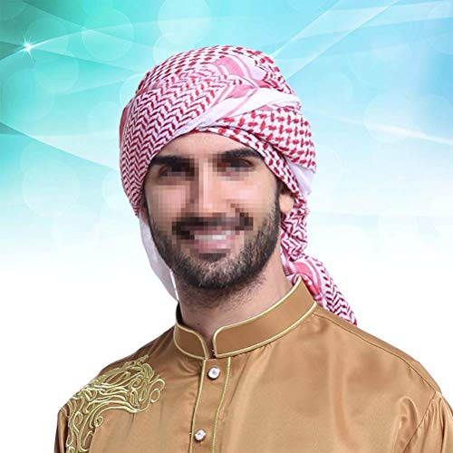 Tiara PretyzOOM 140 cm 140 cm para homens muçulmanos turbante árabe cabeça índia cabelo islâmico mas