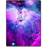 SXCHEN Flannel Fleece Blanket Throw Lightweight Cozy Plush Galaxy Stars Nebula Planets Navy Purple 5
