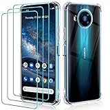 [Kompletter Schutz] --- Mit der spezielle Materialien kann die Schutzfolie wirksam vor Bruch, Kratzern, Staub, Fingerabdrücke, Öl, Wasser. Keine Luftblase und ultra glatte Oberfläche. Vollständiger Kantenschutz mit Vier Ecken Schutz Stoßdämpfer, Bruchsicher, Anti-Kratzer, Anti-Cracking, Anti-Fingerabdruck, Anti-Entfärbung. Eine perfekte Kombination, um Ihr Handy zu schützen.