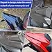 Midimttop Mototcycle Passenger Pillion Rear Seat Cover Solo Fairing Cowl compatible for HO&N&DA CB650R CBR650R CB 650R CBR 650 R Accessories 2024 2025(Red)