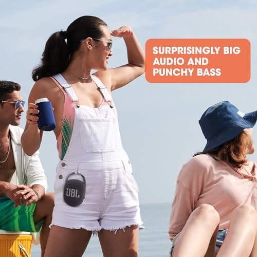 JBL Clip 4 - Portable Mini Bluetooth Speaker, big audio and punchy bass, integrated carabiner, IP67 waterproof and dustproof, 10 hours of playtime, speaker for home, outdoor and travel (Red) - 3