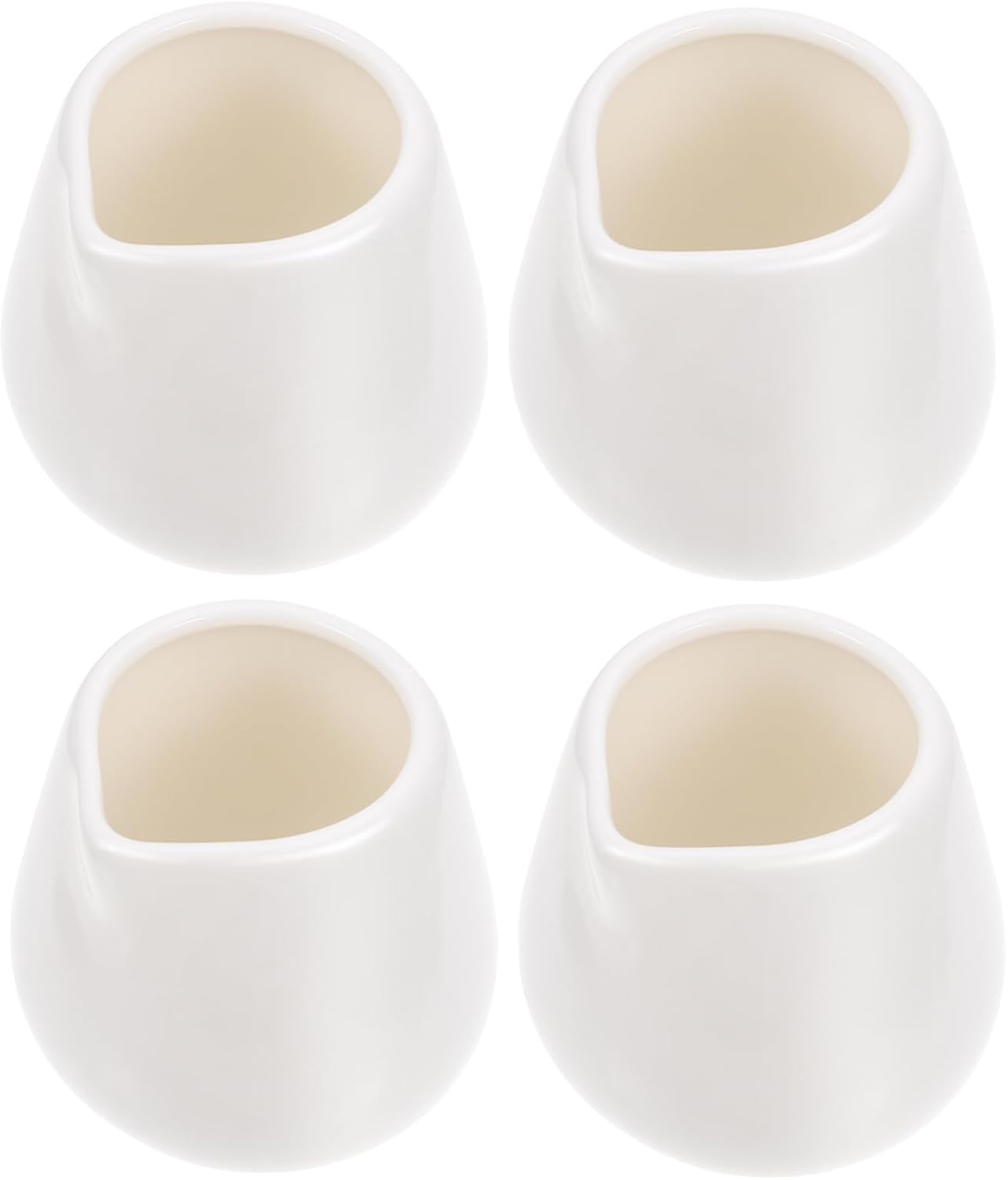 Coffee Creamers 16PCS Ceramic Creamer Jug Mini Milk Pitchers Gravy Boat Sauce Cup Serving Pitcher without Handle Espresso Shots