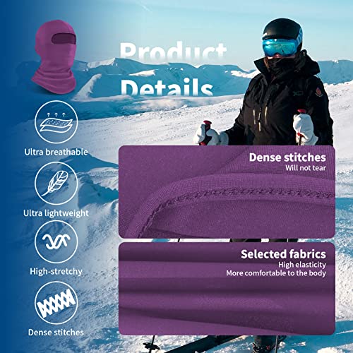 Image of YESLIFE Balaclava Ski Mask for Men and Women, Winter Face Mask, Shiesty for Skiing, Snowboarding & Motorcycle