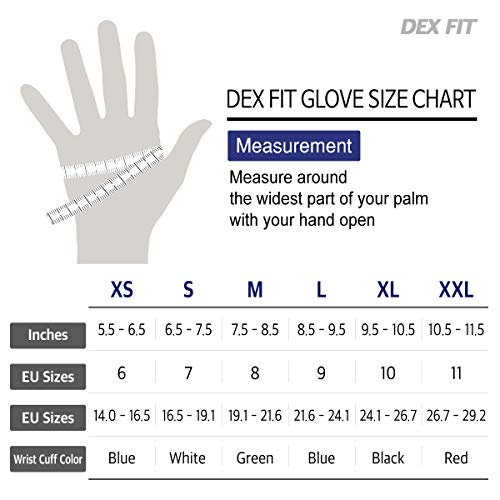 Image of DEX FIT NR450 Double Lined Warm Fleece Work Gloves, Insulated, Comfortable Fit, Firm Grip, Lightweight, Durable Water-Based Nitrile Rubber Coated, Machine Washable; Black M (8) 1 Pair