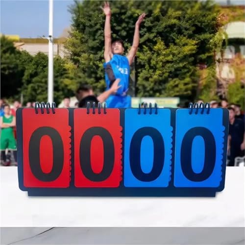 Marcador manual portátil para mesa para baloncesto 2 piezas miniatura 5