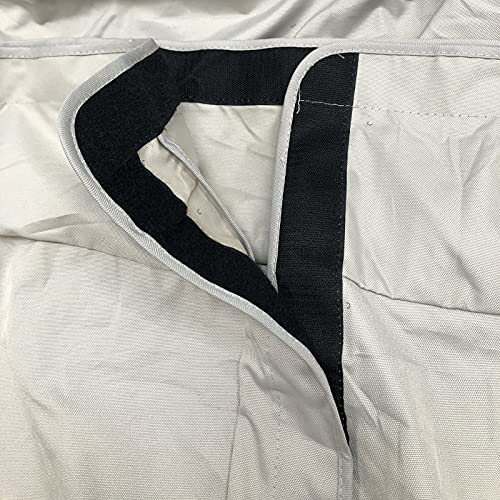 Eliteshield V-Hull Fishing Tournament Boat W/Ski Wakeboard Tower Boat Cover Fits Up To 20'6" Long And 102" Wide Grey #TOP4