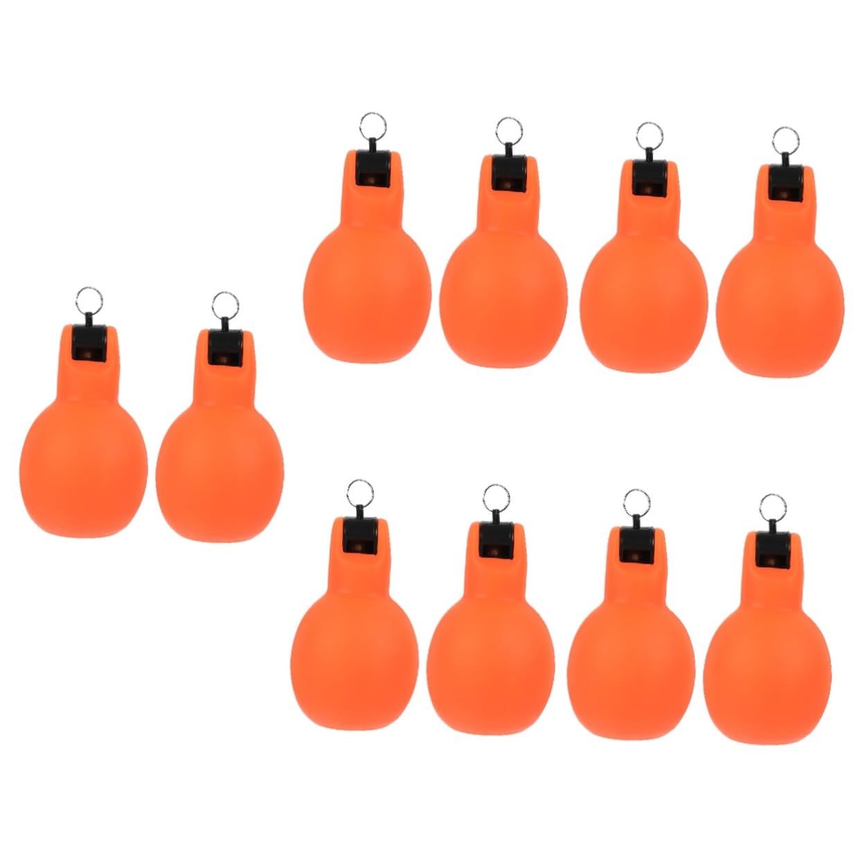 Mipcase 10 Pièces Sifflet Extérieur Sifflet pour Les Enseignants Siffler Sifflet Réutilisable Sifflet pour L'extérieur Sifflet De Survie Sifflets De Fête Sifflet De Yoga Sifflet à Main PVC