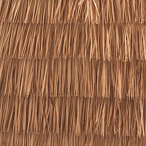 Sombrilla grande de paja artificial 2.4m para balcon jardin y playa 5
