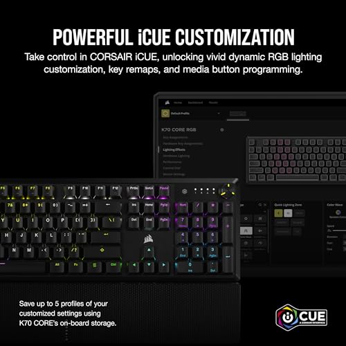 Corsair CH-910981E-NA K70 Core Rgb Mechanical Gaming Keyboard thumb #5