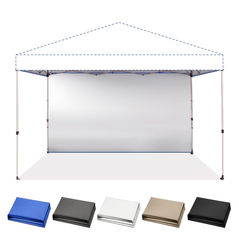 CROWN SHADES Sidewall Only for 12x12 Pop up Canopy Tent (1pc, Blue)