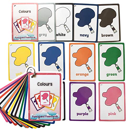 Richardy Lachilly 12Pcs/Set Color Kids Gifts English Flash Cards Pocket Card Educational Learning Baby Toys For Children Pre-Kindergarten #TOP3