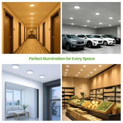 Image of LEDURE 6W LED Surface Light|Energy Efficient LED Downlight|CoolWhite Pack-2