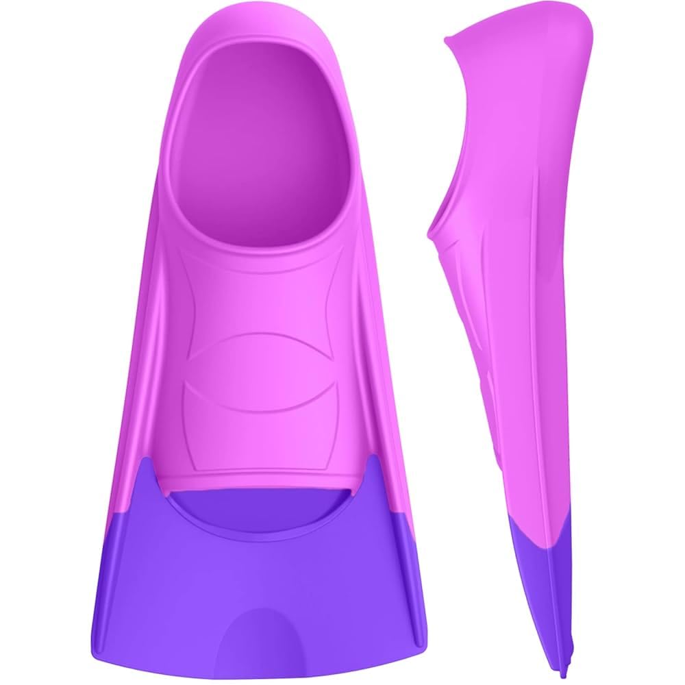 Aletas de natación de silicona premium con bolsa de malla para adolescentes 7