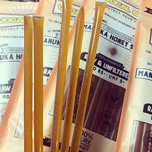 Vocal Eze Throat Spray With Manuka Honey Sticks (20Ct.) And Manuka Honey Lemon Menthol Drops (20Ct.) | For Sore And Dry Throats, Hoarse And Overused Voices #TOP3