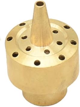 Fountain Nozzle Spray Sprinkler Head, Brass 1/2" 3/4" Internal Threaded Firework Type Fountain Sprinkler All Copper Diffuser Sprinkler Garden Landscape Fountain 1pcs Fountain Fountain1i2