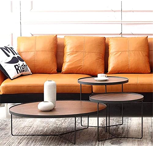 dtkmkj Beistelltisch Nesting Couchtisch Set 3 Beistelltisch Couchtisch Laptop Tablet Computer Möbel Dekoration – Bild 5