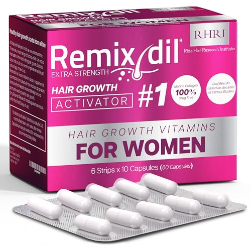 Hair Growth Vitamins for Visibly Thicker & Stronger Hair - Supple...