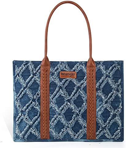 Montana West Wrangler Tote Bag for Women Western Shoulder Purses Boho Aztec Satchel Handbags