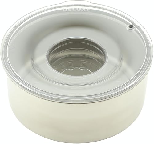 Slopper Stopper Cuenco de agua antiderrame, unidades de acero inoxidable, 1 galón, 9.84 pulgadas de diámetro (razas gigantes 130-200+ - tazón de