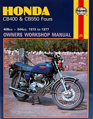 Honda Cb400 And Cb 550 Fours Owners Workshop Manual, No. M262: '73 Thru '77