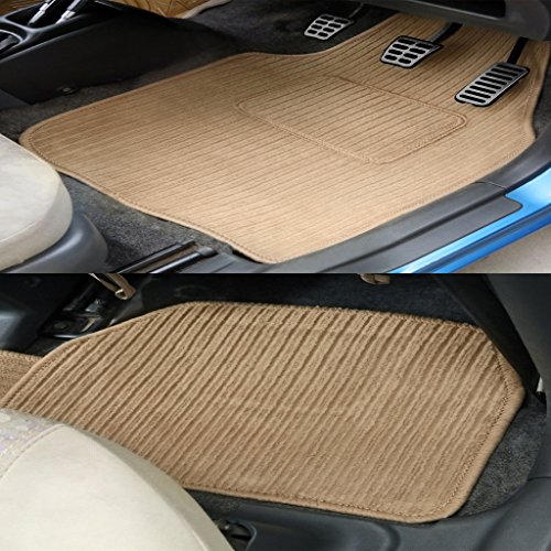 Image of Vocado Carpet Beige Car Floor /Foot Mats for Mercedes Benz E350