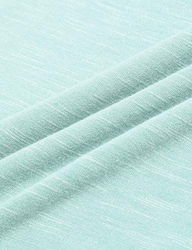 Summer Nurse Shirt, Quinee Women Crew Neck Boutique Clothing Trendy Blouse For Juniors Button Side Maternity Breastfeeding Tunic Pregnancy Tops Flowing Hem Office Wear Mint Green Xl #TOP5