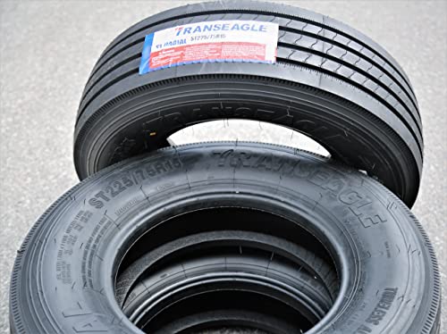 Transeagle TA17 Set Of 4 (Four) Transeagle St Radial Premium Trailer Radial Tires-St225/75R15 225/75/15 225/75-15 121/117M Load Range F Lrf 12-Ply Bsw Black Side Wall thumb #2